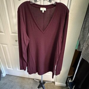 Lucky Brand Red Relaxed Blouse